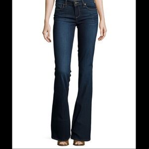 Paige Dark Wash Skyline Boot-Cut Jeans